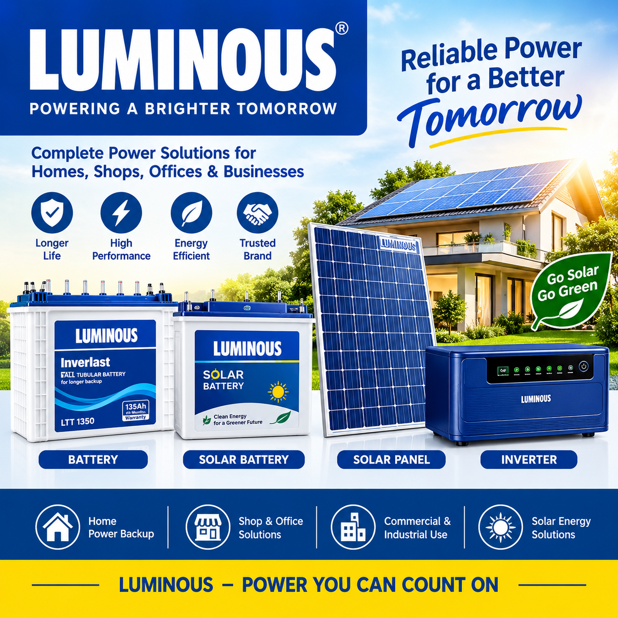 luminous power solutions poster